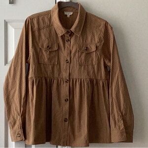 Hayden girls button down top XL